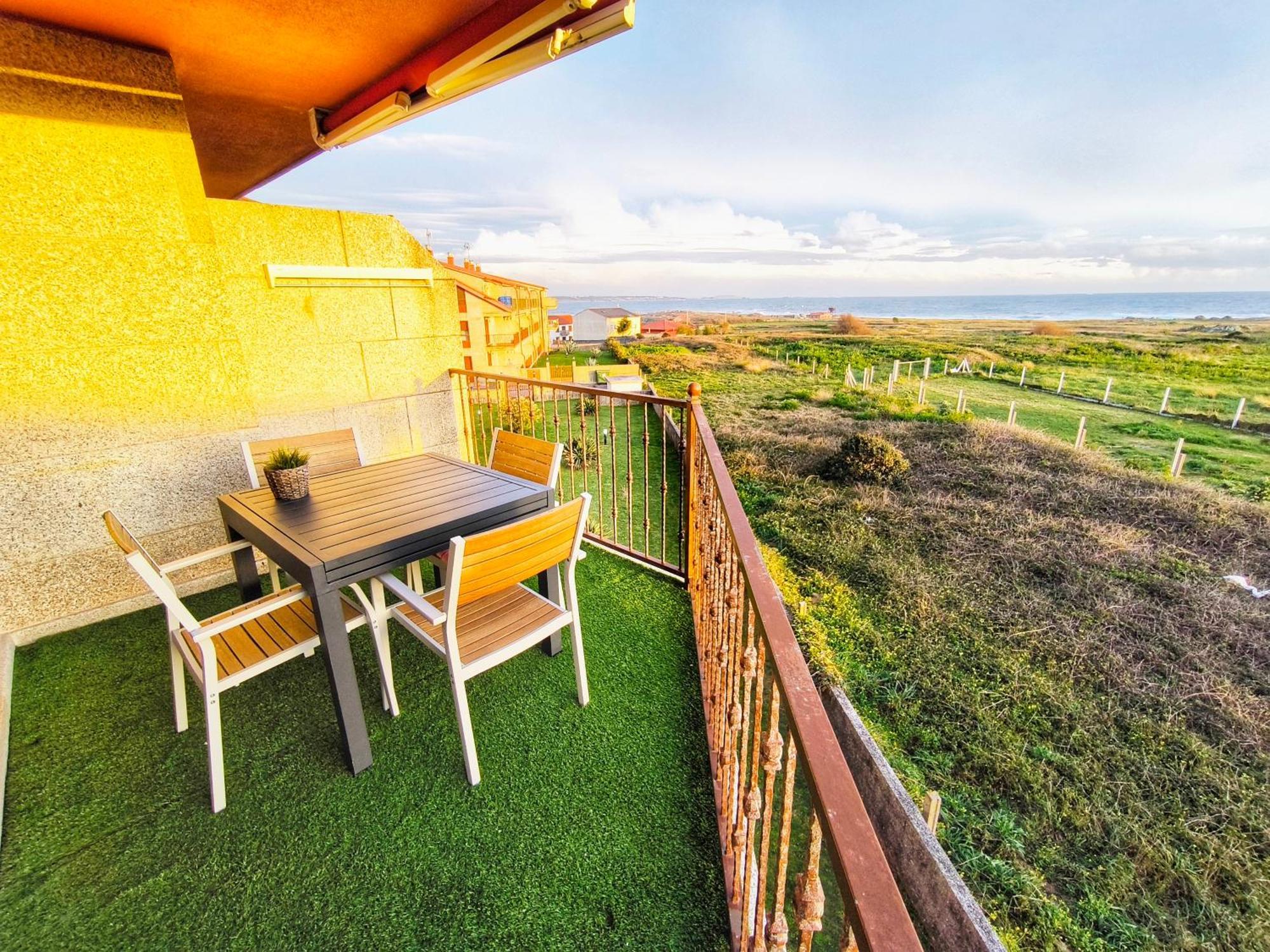 Apartamento Corrubedo Vistas Mar Y Playa Dış mekan fotoğraf